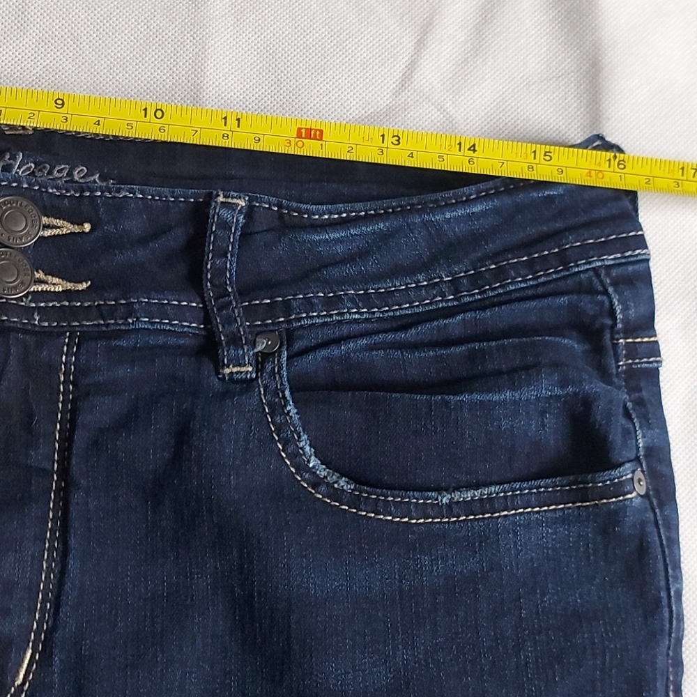 Bootlegger straight blue jeans 32W 34L - Picture 7 of 9
